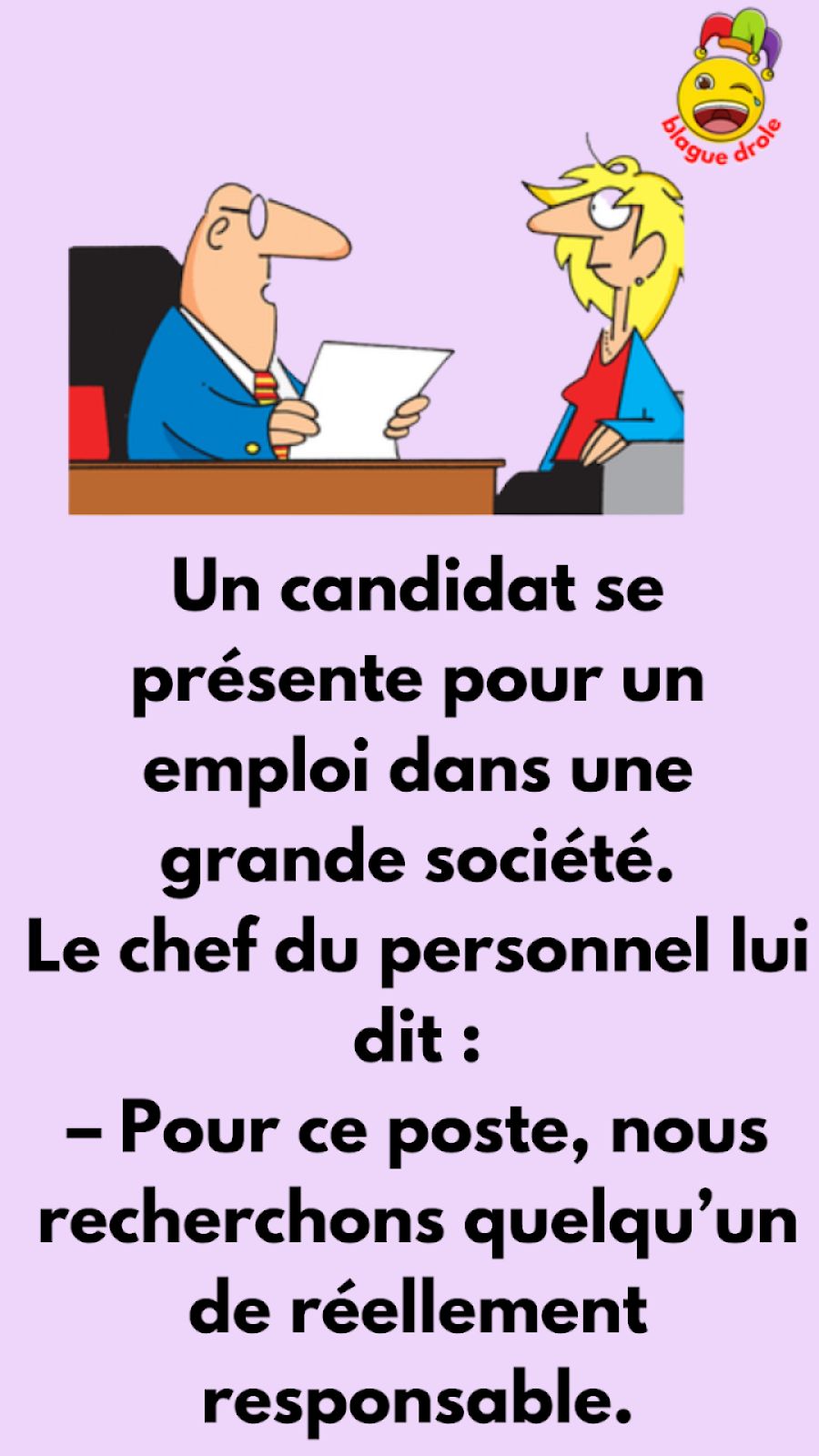 BLAGUE SUR LA BLAGUE DU 07-02-2011