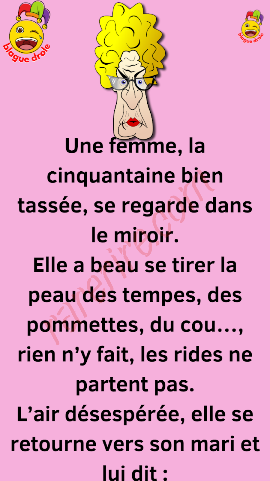 BLAGUE SUR LE COMPLIMENT